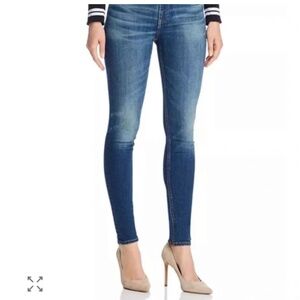 Rag & Bone High Rise Skinny Distressed Stretch Denim Jeans Size 29